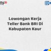 Lowongan Kerja Teller Bank BRI Di Kabupaten Kaur Tahun 2025 (Resmi)