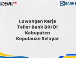 Lowongan Kerja Teller Bank BRI Di Kabupaten Kepulauan Selayar Tahun 2025 (Buruan Daftar Sekarang)