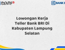 Lowongan Kerja Teller Bank BRI Di Kabupaten Lampung Selatan Tahun 2025 (Daftar Sekarang)