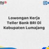 Lowongan Kerja Teller Bank BRI Di Kabupaten Lumajang Tahun 2025 (Resmi)