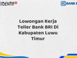 Lowongan Kerja Teller Bank BRI Di Kabupaten Luwu Timur Tahun 2025 (Resmi)