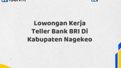 Lowongan Kerja Teller Bank BRI Di Kabupaten Nagekeo Tahun 2025 (Lamar Sekarang)