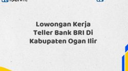 Lowongan Kerja Teller Bank BRI Di Kabupaten Ogan Ilir Tahun 2025