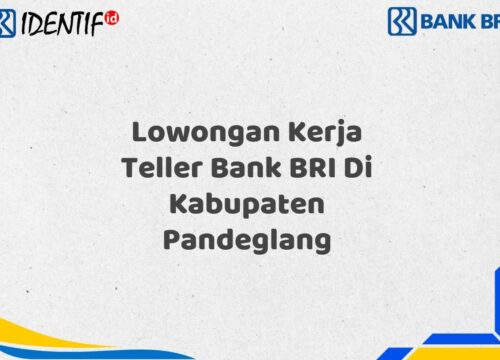 Lowongan Kerja Teller Bank BRI Di Kabupaten Pandeglang Tahun 2025 (Segera Daftar Sebelum Terlambat)