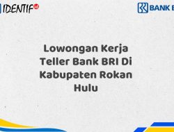 Lowongan Kerja Teller Bank BRI Di Kabupaten Rokan Hulu Tahun 2025 (Ayo Daftar Sekarang)