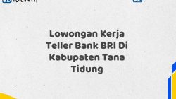 Lowongan Kerja Teller Bank BRI Di Kabupaten Tana Tidung Tahun 2025 (Resmi)