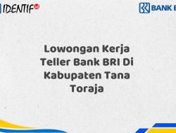 Lowongan Kerja Teller Bank BRI Di Kabupaten Tana Toraja Tahun 2025 (Resmi)