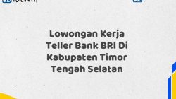 Lowongan Kerja Teller Bank BRI Di Kabupaten Timor Tengah Selatan Tahun 2025