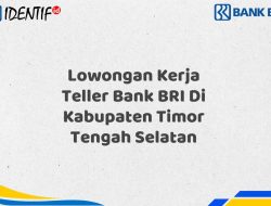 Lowongan Kerja Teller Bank BRI Di Kabupaten Timor Tengah Selatan Tahun 2025