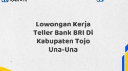 Lowongan Kerja Teller Bank BRI Di Kabupaten Tojo Una-Una