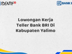 Lowongan Kerja Teller Bank BRI Di Kabupaten Yalimo Tahun 2025 (Segera Daftar Sebelum Terlambat)