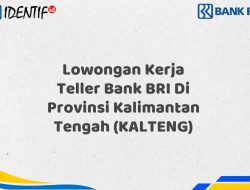 Lowongan Kerja Teller Bank BRI Di Provinsi Kalimantan Tengah (KALTENG) Tahun 2025 (Buruan Daftar Sekarang)