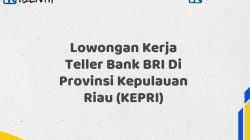 Lowongan Kerja Teller Bank BRI Di Provinsi Kepulauan Riau (KEPRI) Tahun 2025 (Yang Wajib Anda Ketahui)