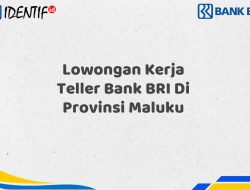 Lowongan Kerja Teller Bank BRI Di Provinsi Maluku Tahun 2025 (Apply Now)