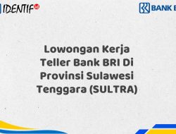 Lowongan Kerja Teller Bank BRI Di Provinsi Sulawesi Tenggara (SULTRA) Tahun 2025 (Apply Now)