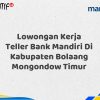 Lowongan Kerja Teller Bank Mandiri Di Kabupaten Bolaang Mongondow Timur Tahun 2025 (Yang Wajib Anda Ketahui)