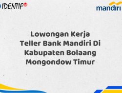 Lowongan Kerja Teller Bank Mandiri Di Kabupaten Bolaang Mongondow Timur Tahun 2025 (Yang Wajib Anda Ketahui)
