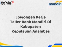 Lowongan Kerja Teller Bank Mandiri Di Kabupaten Kepulauan Anambas Tahun 2025 (Resmi)