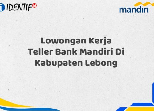 Lowongan Kerja Teller Bank Mandiri Di Kabupaten Lebong Tahun 2025 (Lamar Sekarang)