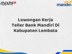 Lowongan Kerja Teller Bank Mandiri Di Kabupaten Lembata Tahun 2025 (Segera Daftar Sebelum Terlambat)