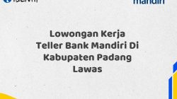 Lowongan Kerja Teller Bank Mandiri Di Kabupaten Padang Lawas Tahun 2025 (Daftar Sekarang)