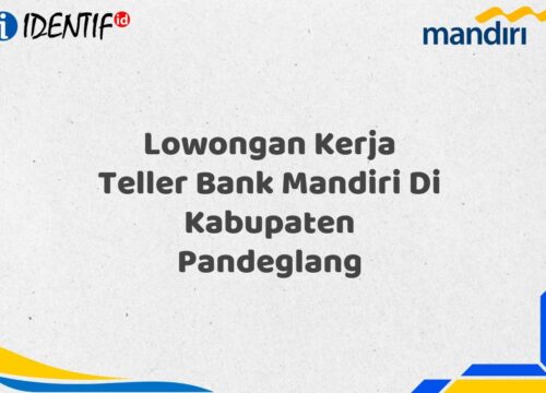 Lowongan Kerja Teller Bank Mandiri Di Kabupaten Pandeglang Tahun 2025 (Ayo Daftar Sekarang)