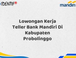 Lowongan Kerja Teller Bank Mandiri Di Kabupaten Probolinggo Tahun 2025 (Daftar Sekarang)