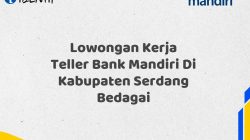 Lowongan Kerja Teller Bank Mandiri Di Kabupaten Serdang Bedagai Tahun 2025 (Apply Now)