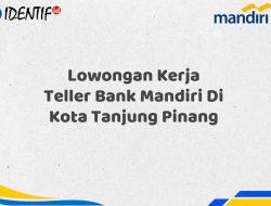 Lowongan Kerja Teller Bank Mandiri Di Kota Tanjung Pinang Tahun 2025 (Yang Wajib Anda Ketahui)