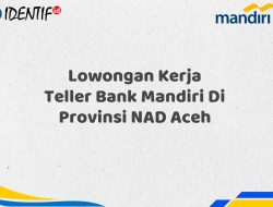 Lowongan Kerja Teller Bank Mandiri Di Provinsi NAD Aceh Tahun 2025 (Yang Wajib Anda Ketahui)