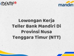 Lowongan Kerja Teller Bank Mandiri Di Provinsi Nusa Tenggara Timur (NTT) Tahun 2025 (Apply Now)