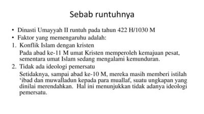 Faktor-Faktor yang Menyebabkan Keruntuhan Daulah Abbasiyah