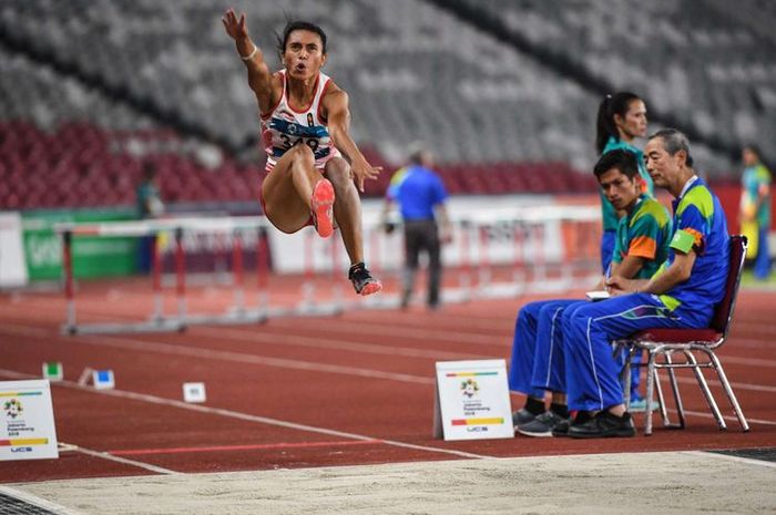 Jarak awalan lompat jauh adalah