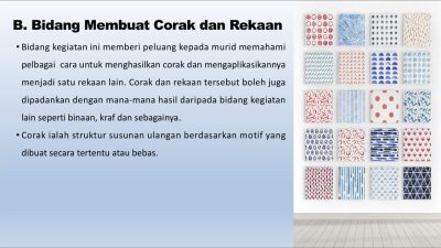 Corak yang merupakan tiruan dari bentuk alam disebut