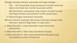Demokrasi Pancasila Bersumber Pada Nilai-Nilai Luhur Bangsa