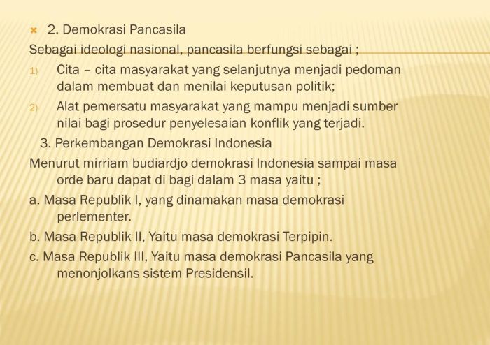 Demokrasi pancasila bersumber pada