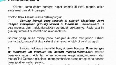Pola paragraf yang topik utama terletak di akhir paragraf disebut