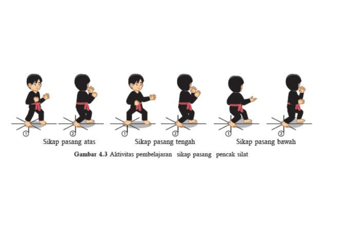 Serangan pencak silat yang menggunakan kaki umumnya disebut