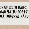 Sikap Lilin yang Benar Posisi Kedua Tungkai dan Keseimbangan
