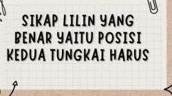 Sikap lilin yang benar yaitu posisi kedua tungkai harus