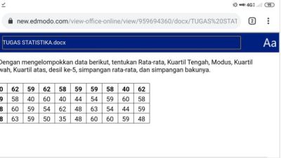 Statistika kelas 12