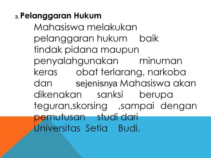 Pastikan tuduhan pelanggaran merupakan contoh dari