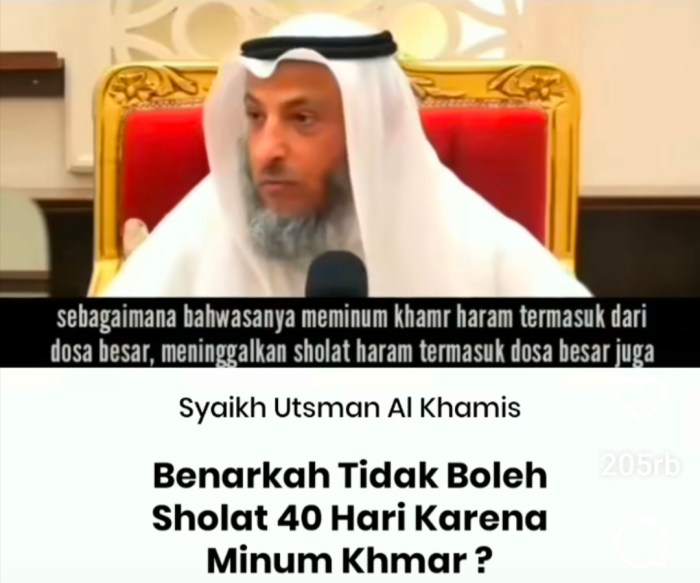 Meminum khamar merupakan cara setan untuk