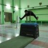 Langkah Pertama Tolakan Loncat Kangkang Posisi Awal