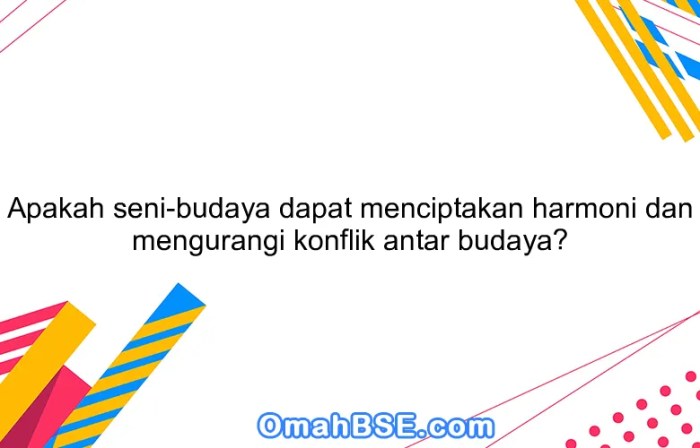 Percampuran kebudayaan yang saling mempengaruhi