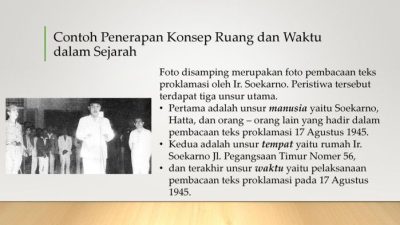Dimensi waktu dalam sejarah disebut