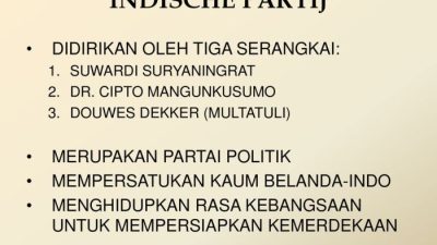 Indische Partij Pergerakan Kebangsaan di Hindia Belanda