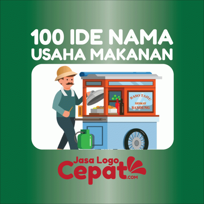 Usaha yang bergerak di bidang makanan disebut