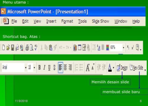Menambahkan Slide Baru Lewat Menu Bar Panduan Lengkap