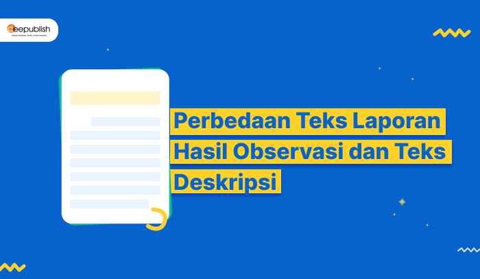 Teks laporan disebut juga